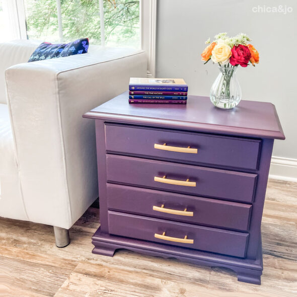 Chippendale Style Nightstand Modern Makeover
