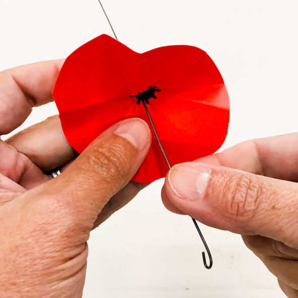 how to make easy DIY paper poppies flowers