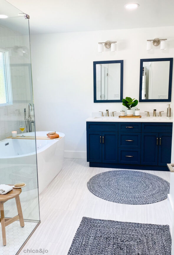 Complete modern spa bathroom makeover