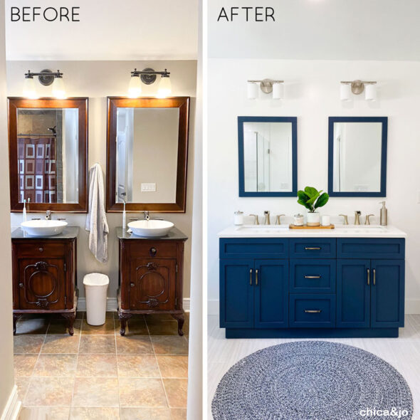 Complete modern spa bathroom makeover