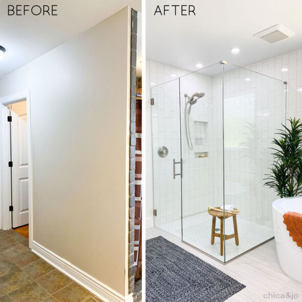 Complete modern spa bathroom makeover