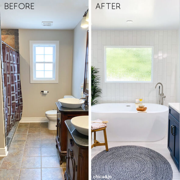 Complete modern spa bathroom makeover