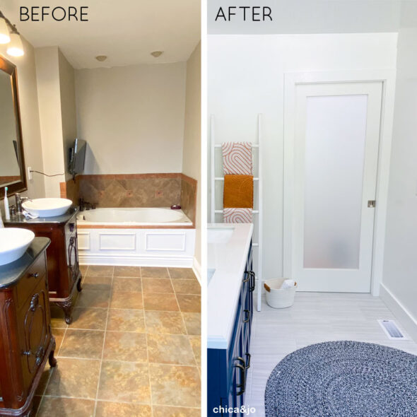 Complete modern spa bathroom makeover