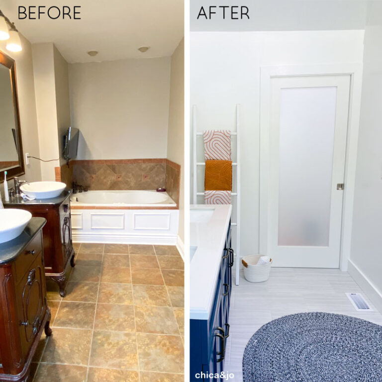 Complete Modern Spa Bathroom Makeover | Chica and Jo