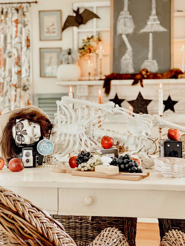 15+ Skeleton Halloween decorating ideas