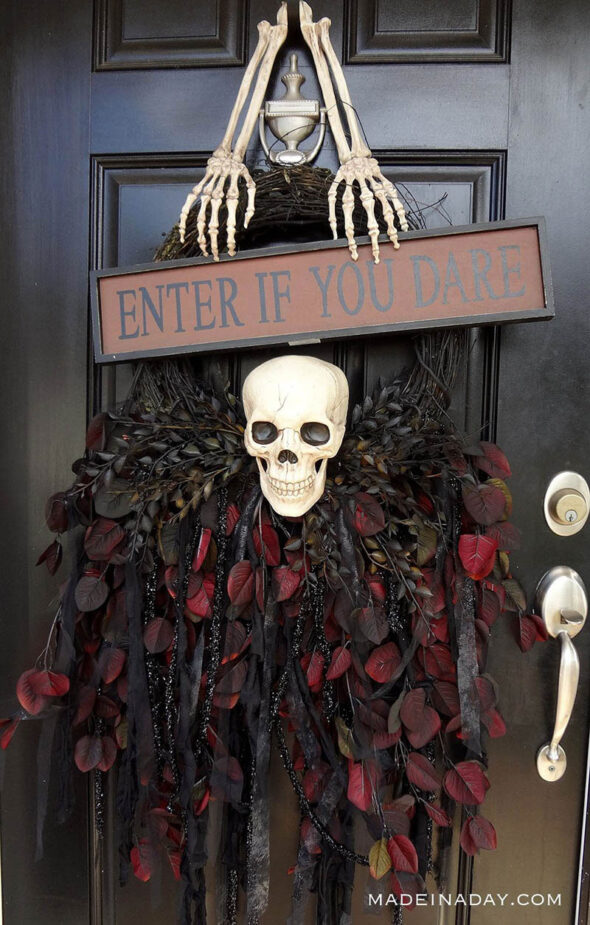 15+ Skeleton Halloween decorating ideas