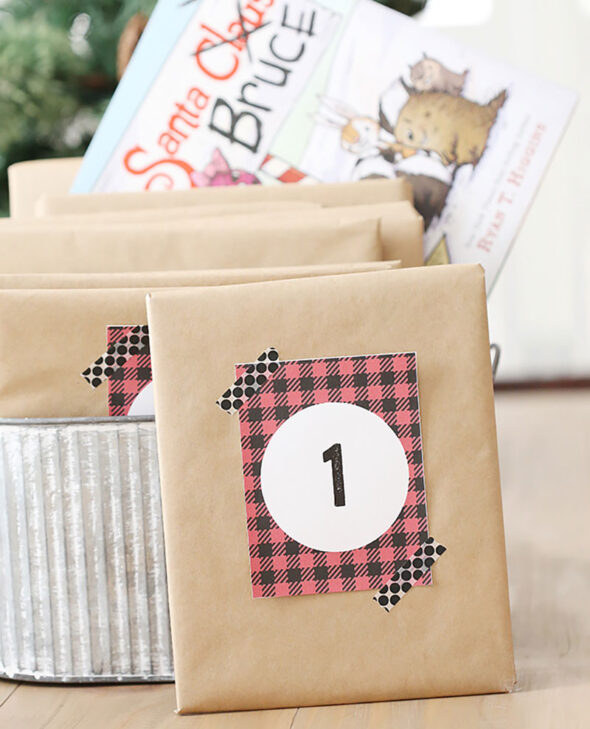 diy advent calendar ideas - book a day