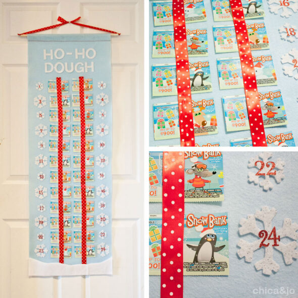 10 unique DIY Advent calendar ideas - lottery calendar