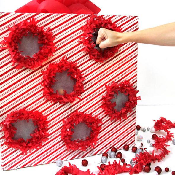 diy advent calendar ideas - punch box