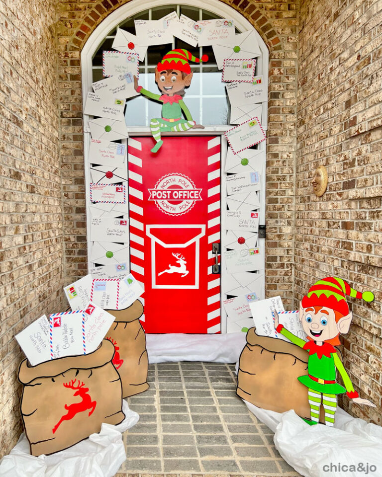 north pole post office decorations
