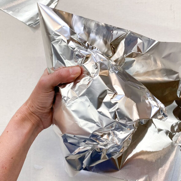 how to make giant Hershey's Kisses from foil