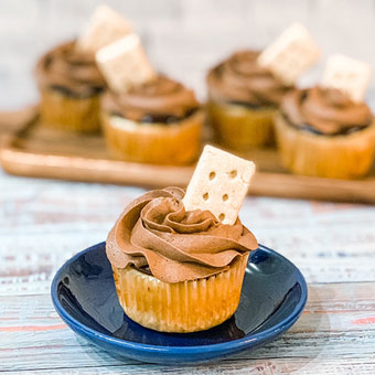 Millionaires Shortbread Cupcakes