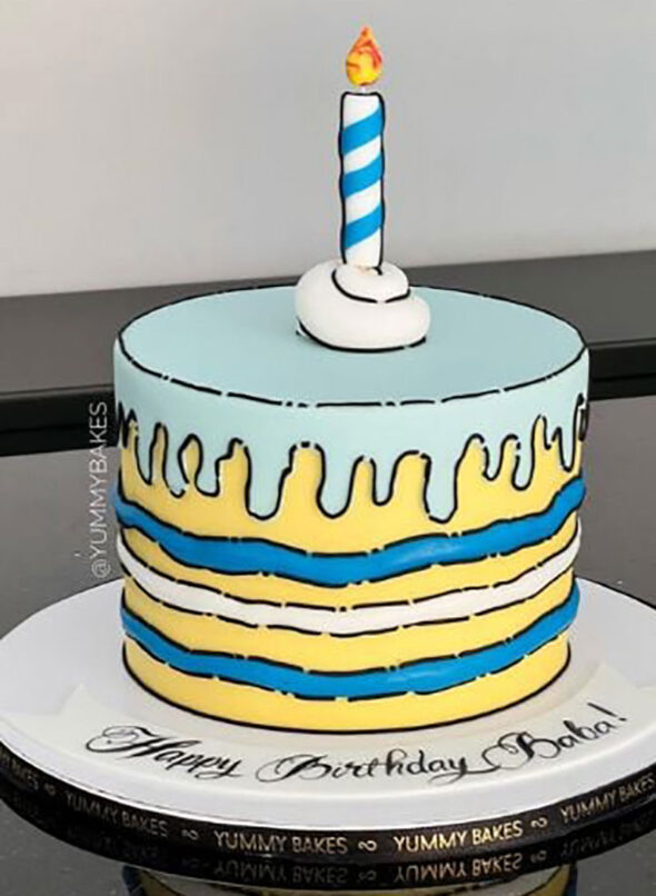 cartoon cake ideas with comic book cake trend