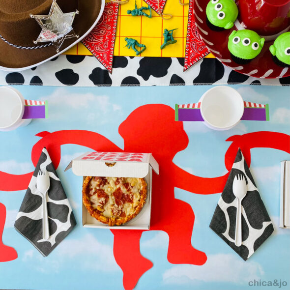 Toy Story party ideas - Barrel of Monkeys placemats