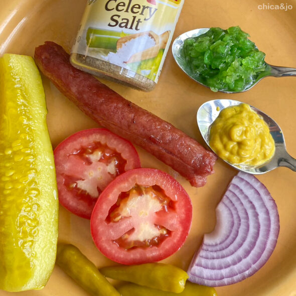 chopped sandwich recipes - chicago style hot dog ingredients