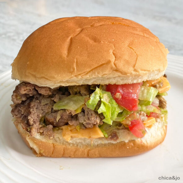 chopped sandwich recipes - chopped hamburger