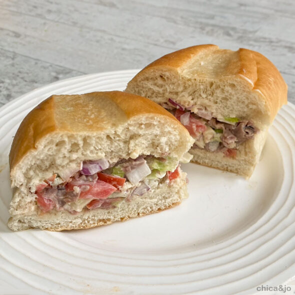 chopped sandwich recipes - roast beef sandwich