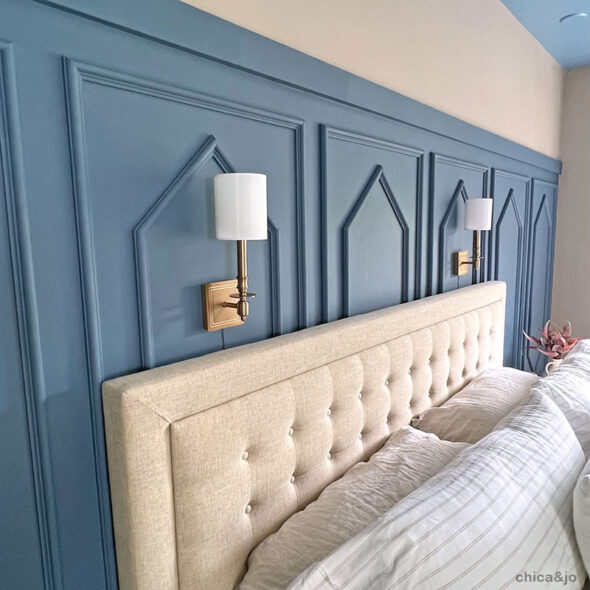 diy ideas for using wood trim in your home - create an accent wall