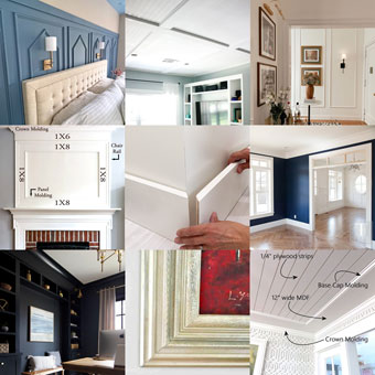 10 Ideas for Using Wood Trim Moulding in Your Home