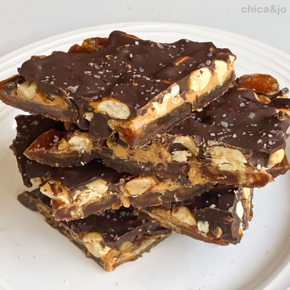 date bark recipe - take5 candy bar - peanut butter peanuts pretzels