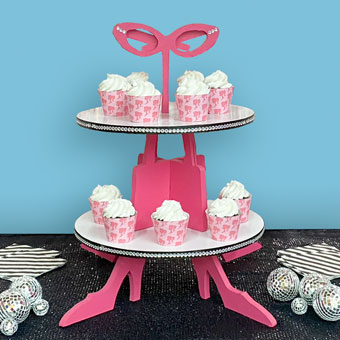 DIY Barbie Cupcake Stand