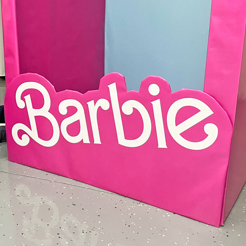 How I made this Barbie Box out of a Fridge Box for Photo Shoot