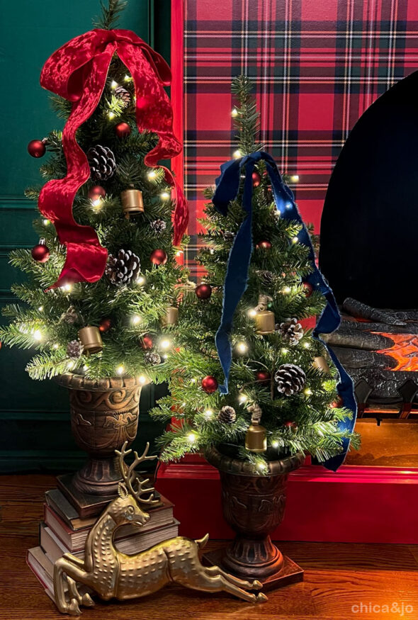scottish christmas decorations - topiary trees