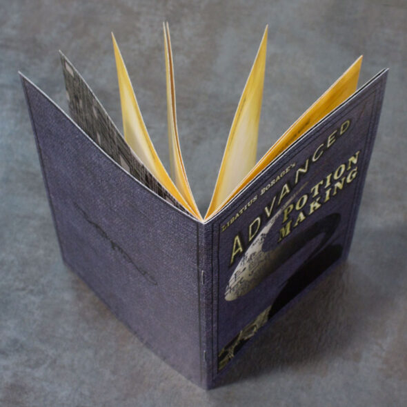harry potter replica advanced potion book with real recipes libatius borage