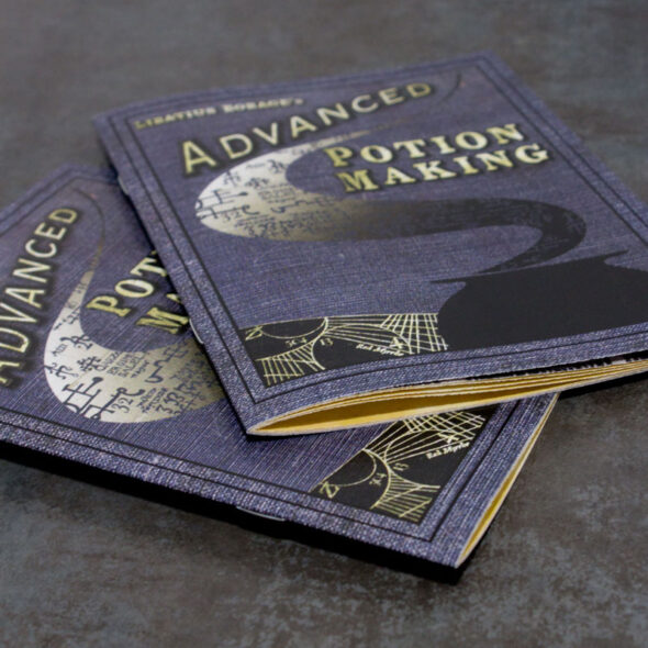 harry potter replica advanced potion book with real recipes libatius borage