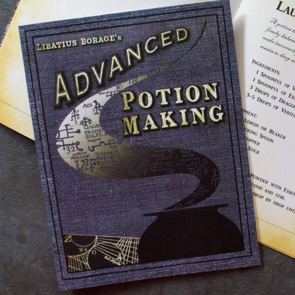 harry potter replica advanced potion book with real recipes libatius borage