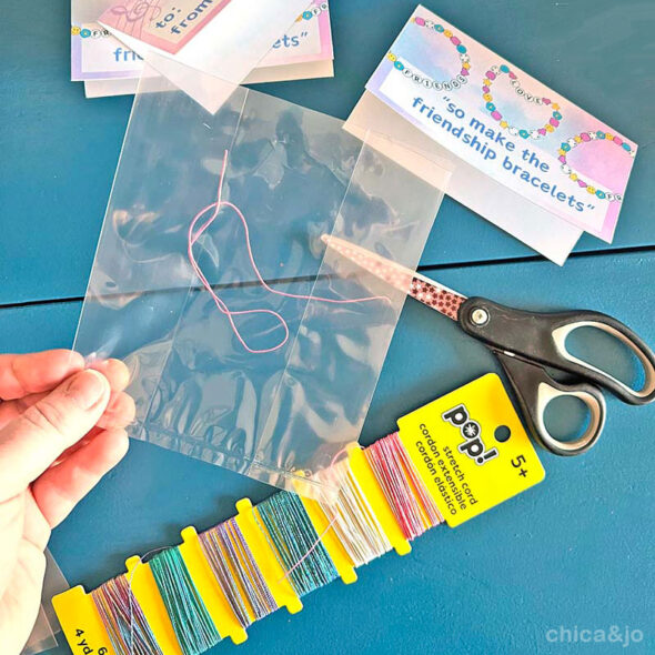 Taylor Swift Friendship Bracelet Kits - add cord to bag