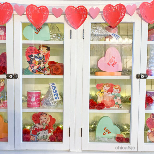 giant conversation hearts for valentine's day decor