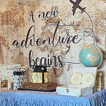 Travel Themed Graduation Party