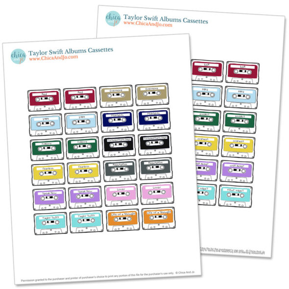 taylor swift albums on cassette tape