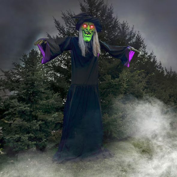 15 foot giant halloween decor witch animatronic