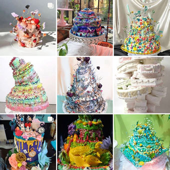 10 Trendy Chaos Cakes or Messy Cakes