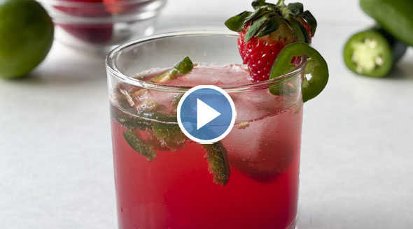 Princess Strawberries on Fire recipe - video