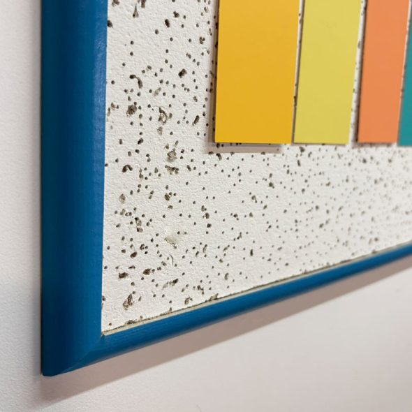 diy giant bulletin board on a budget - trim edges with molding