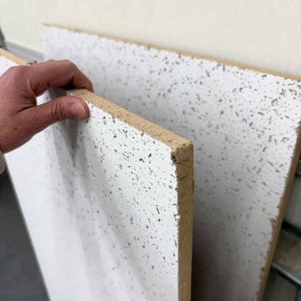 diy giant bulletin board on a budget - cheaper than cork