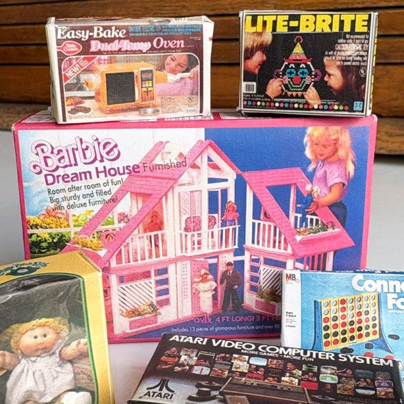 tiny 80s toys 1:12 scale printable dollhouse miniatures