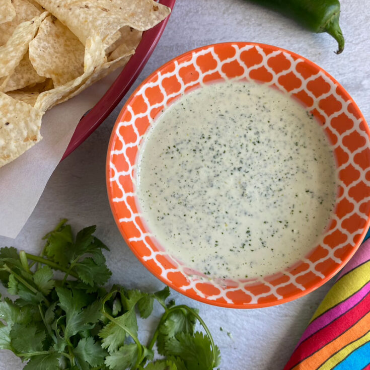 Chuy's Creamy Jalapeno Dip